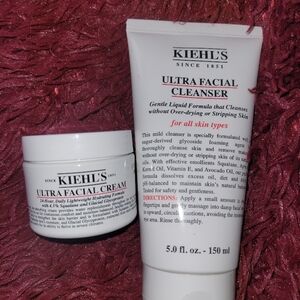 Kiehl's Ultra Facial Cream and Cleanser Set - White